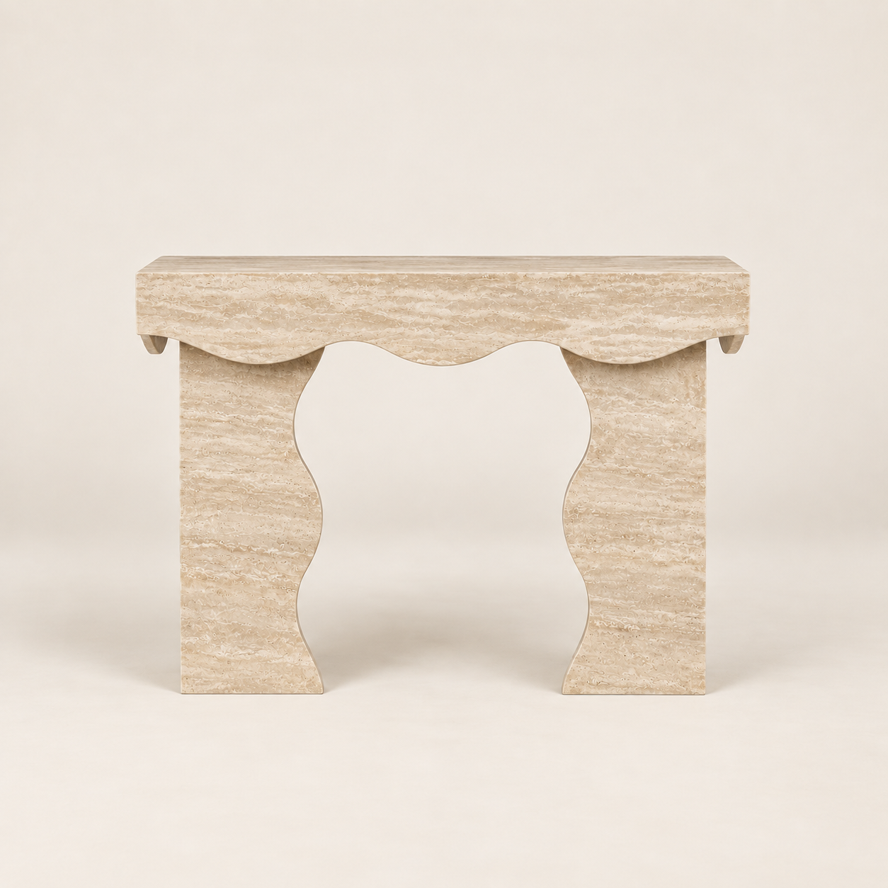Patara Console - Light Travertine Patara Console - Light Travertine - 1