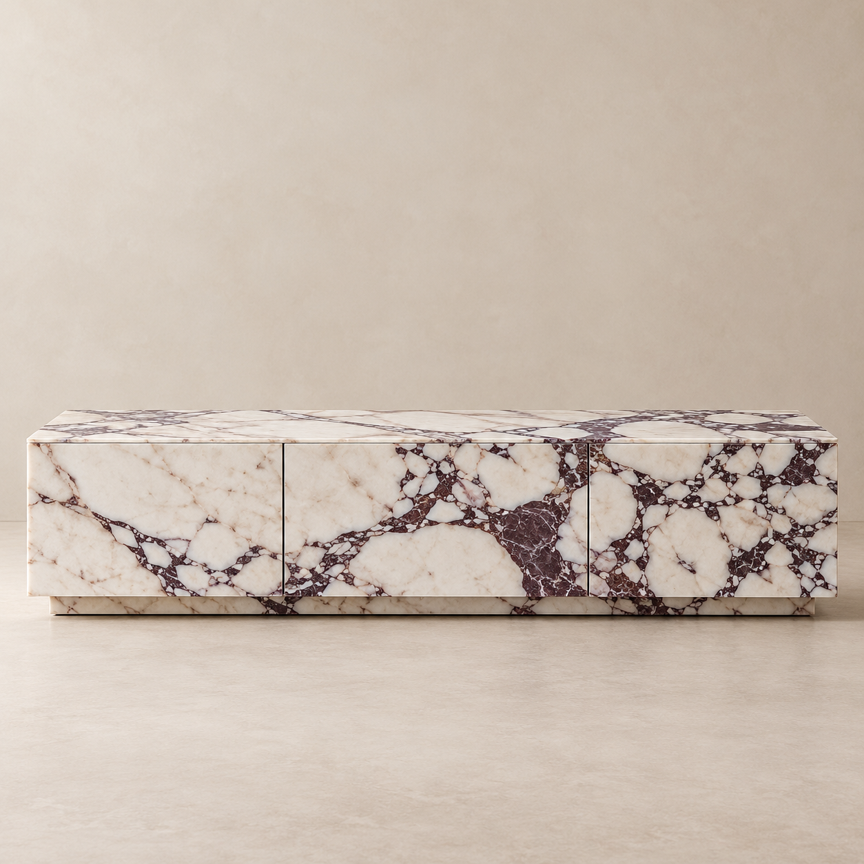 Lagina Media Console - Calacatta Viola Lagina Media Console - Calacatta Viola - 1