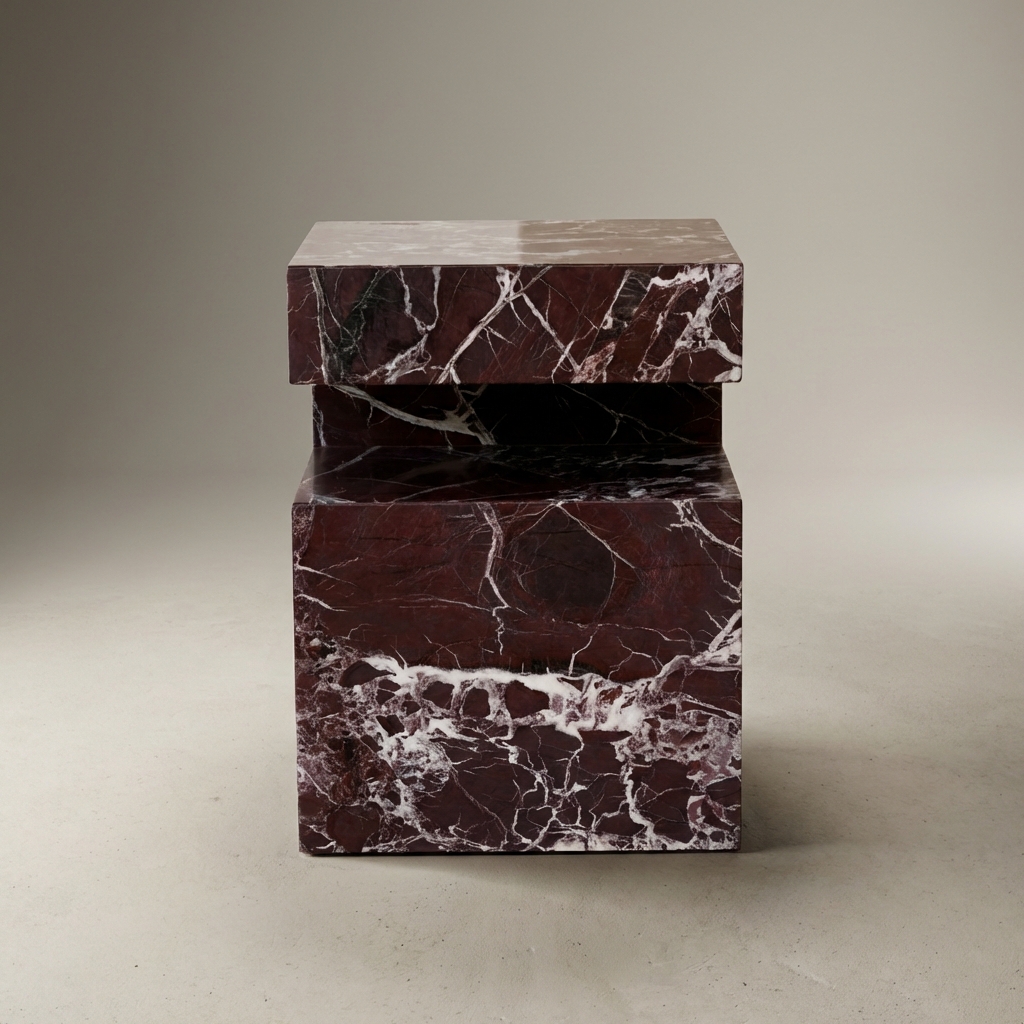 Nysa Side Table - Rosso Levanto Nysa Side Table - Rosso Levanto - 1